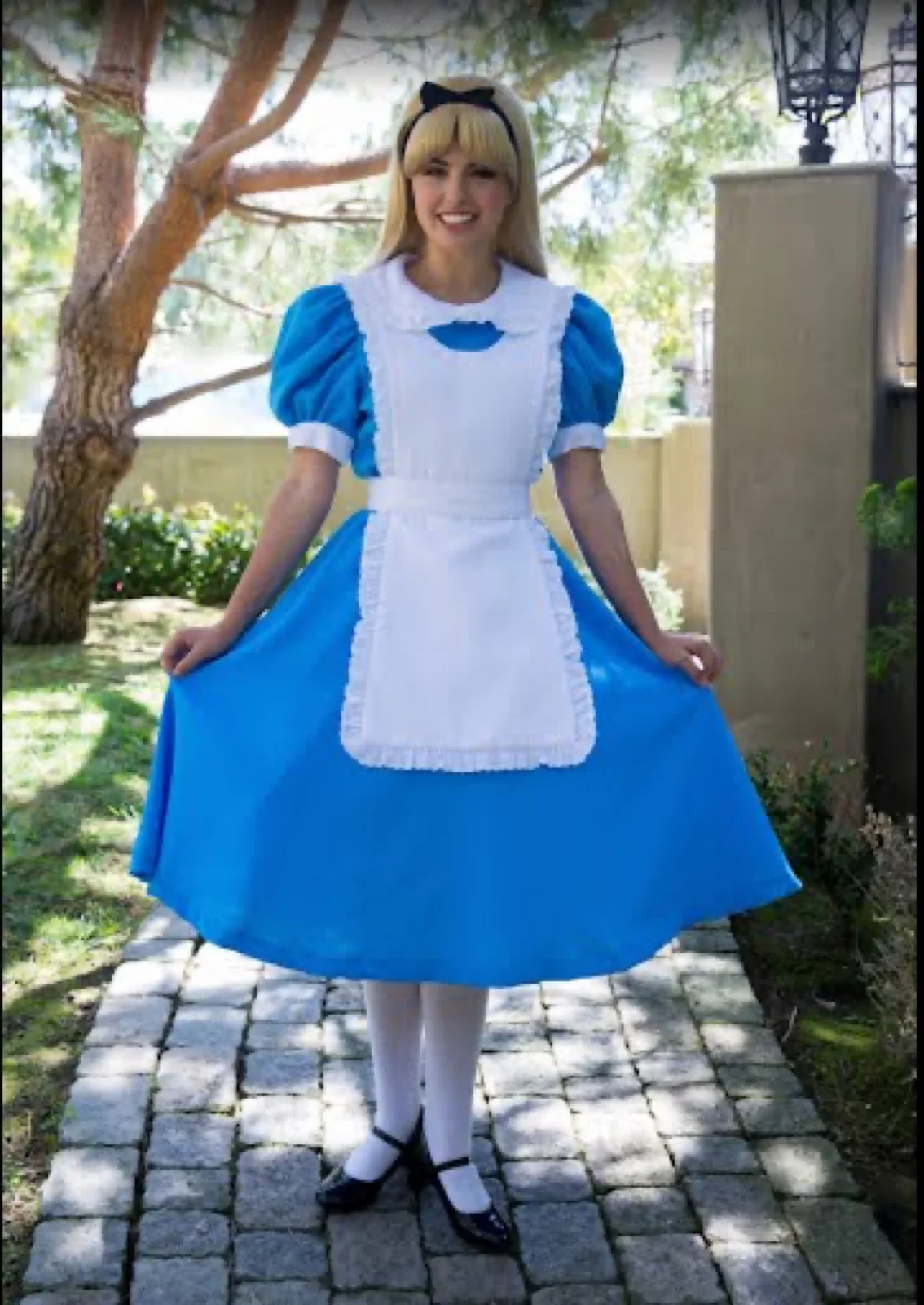 Wonderland Girl party character in Jacksonville