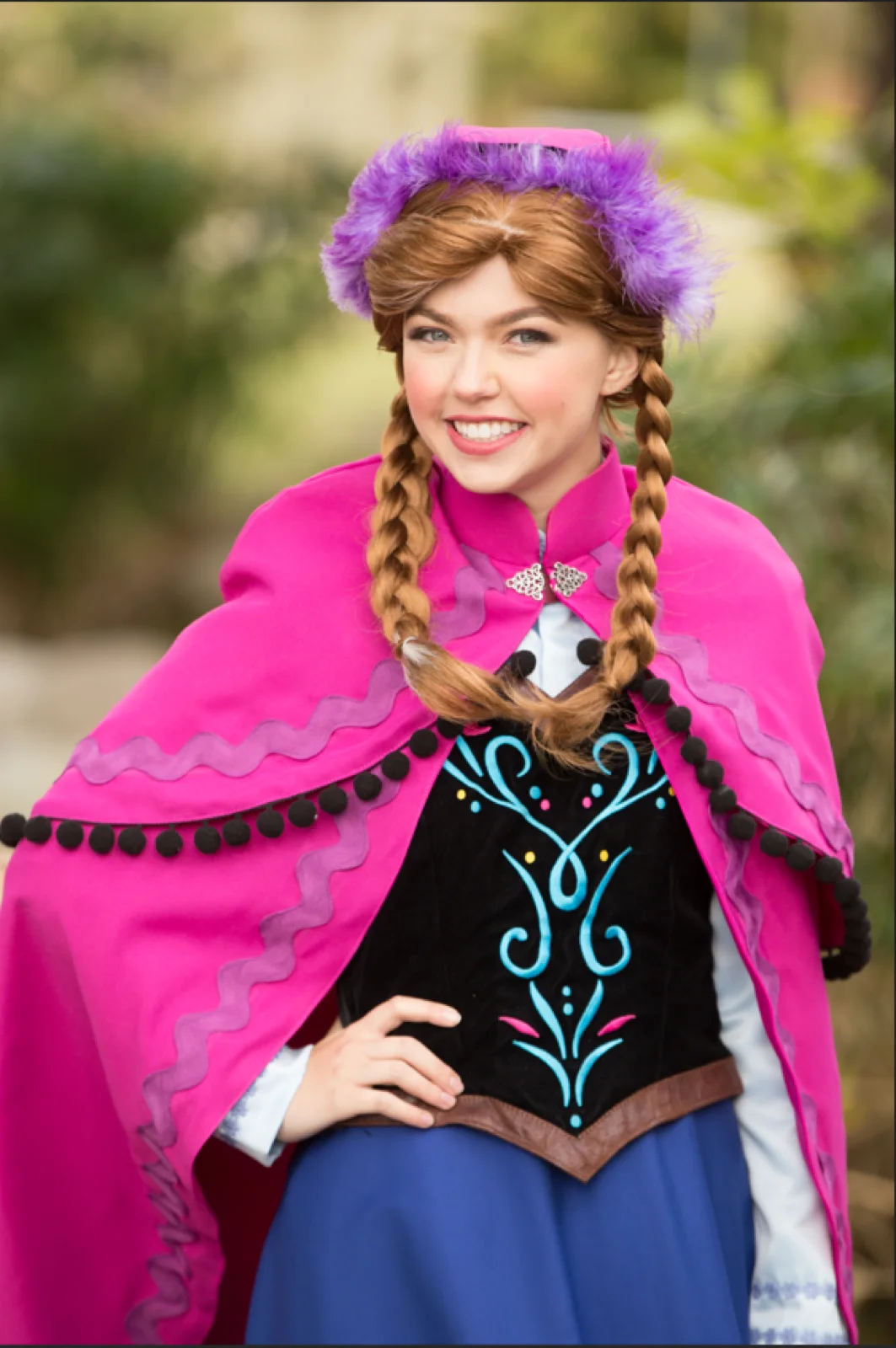 Snow Princess party character in Jacksonville