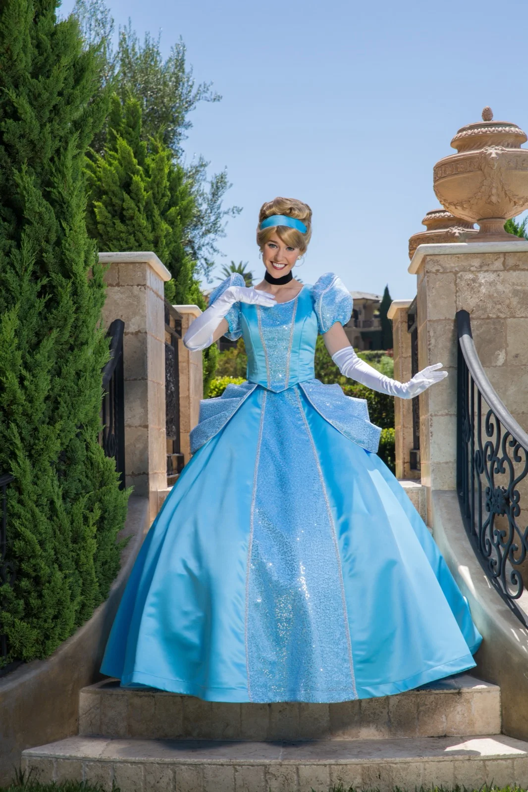 Glass Slipper Princess party character in Jacksonville