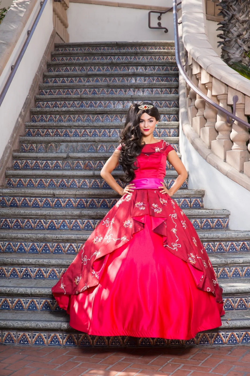 Latina Princess party character in Jacksonville