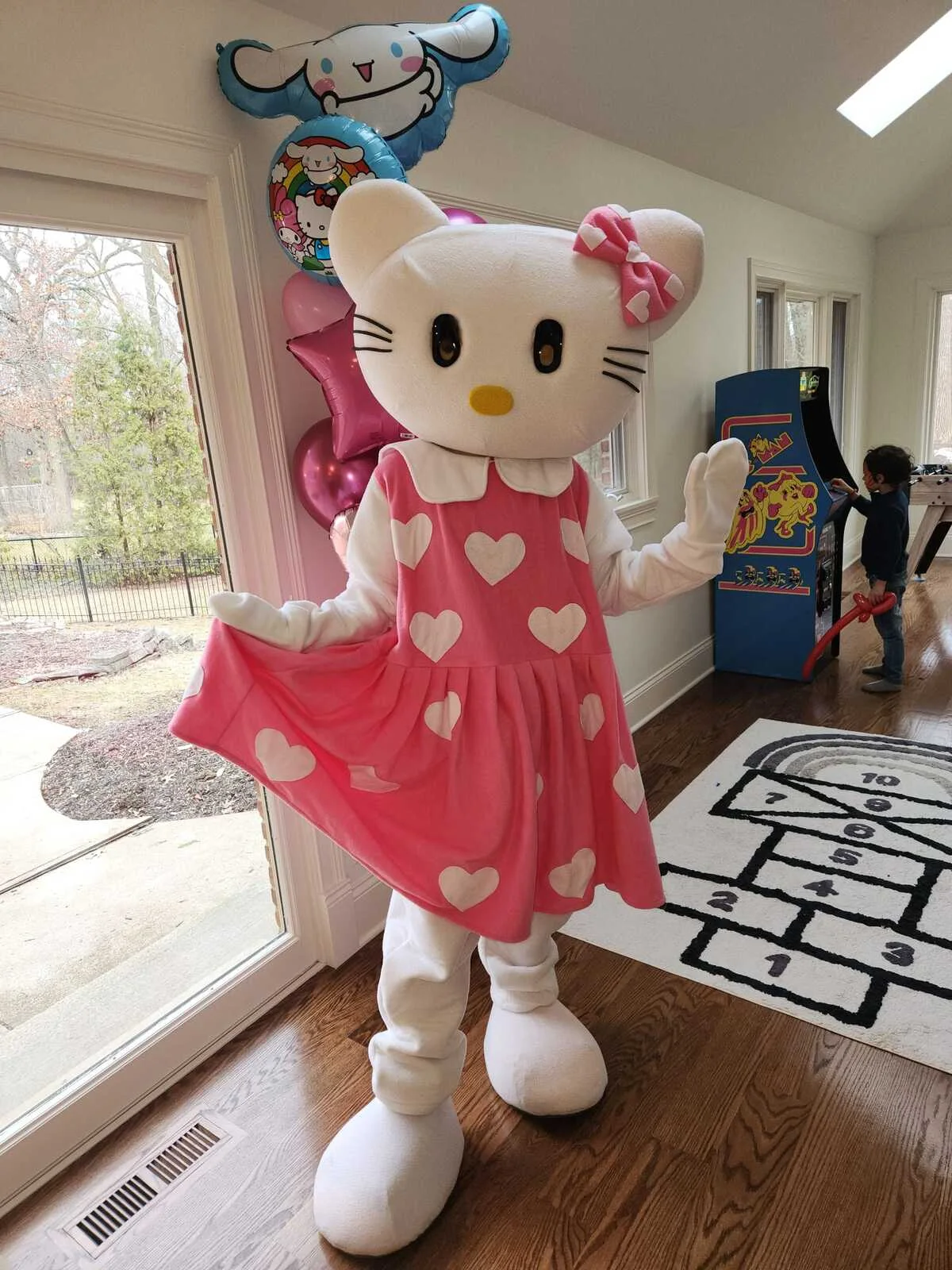 Princess Kitty party character in Jacksonville