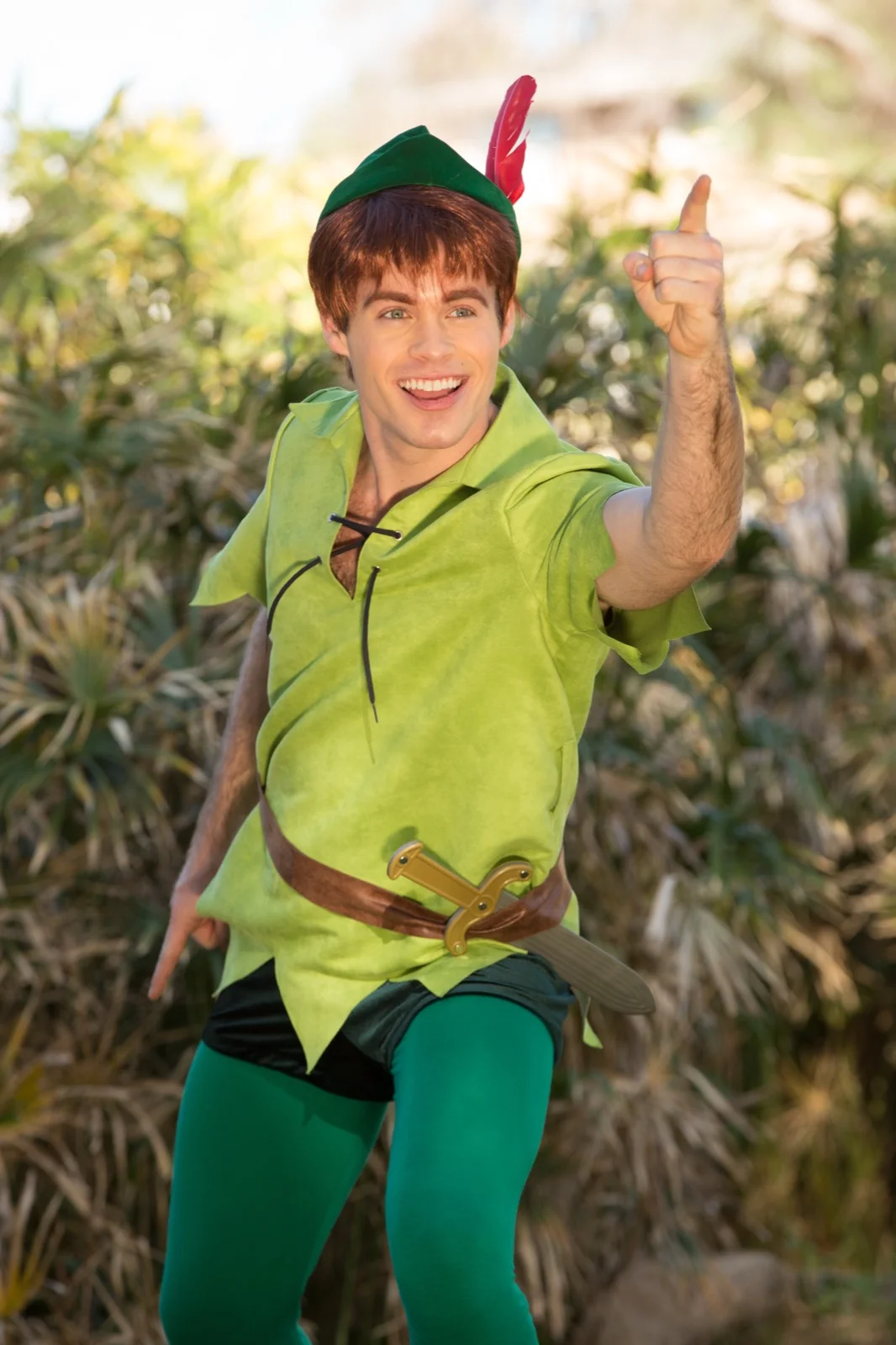 Neverland Boy party character in Jacksonville