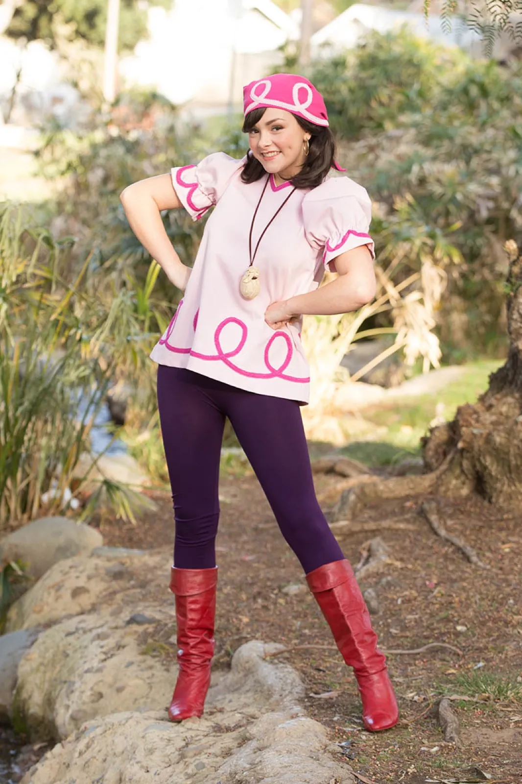 Girl Pirate party character in Jacksonville
