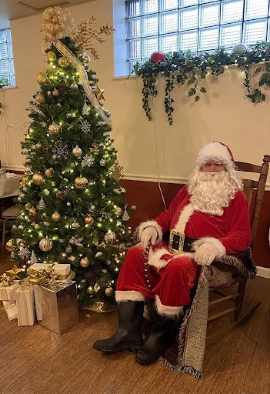 Santa party character in Jacksonville